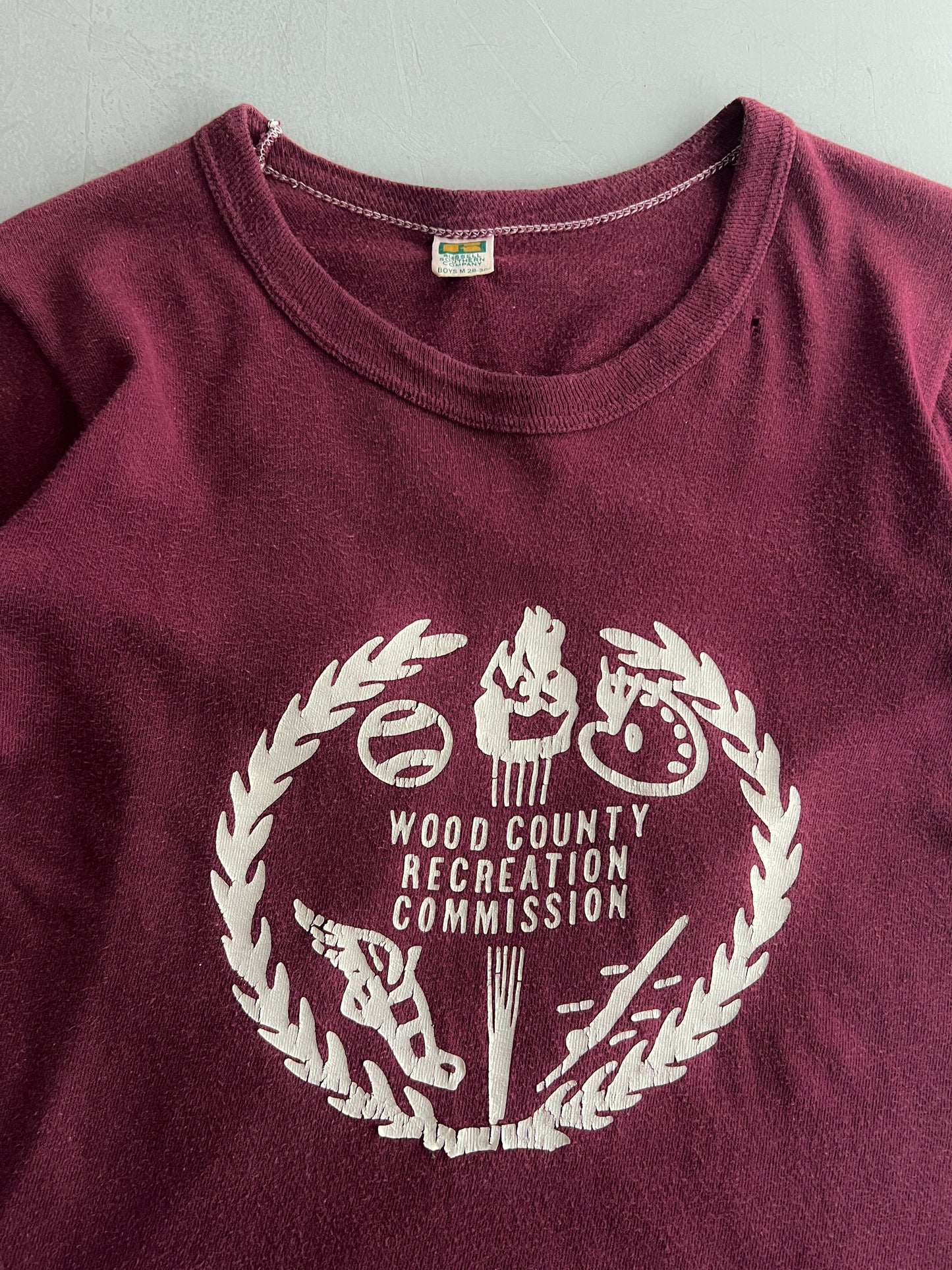 1970's Wood County Baby Tee [XXS]