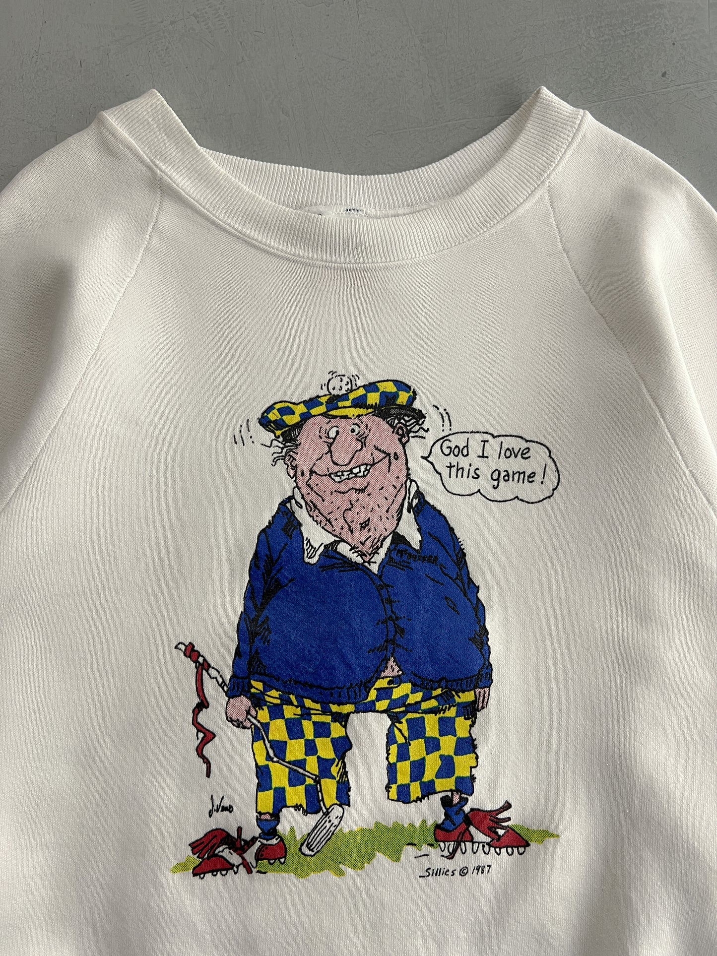 1980's "God I Love This Game" Sweatshirt [M]