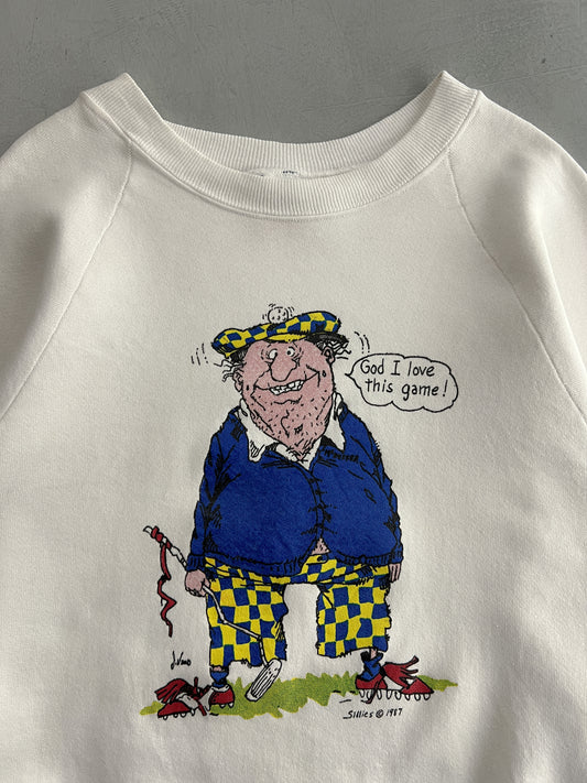 1980's "God I Love This Game" Sweatshirt [M]