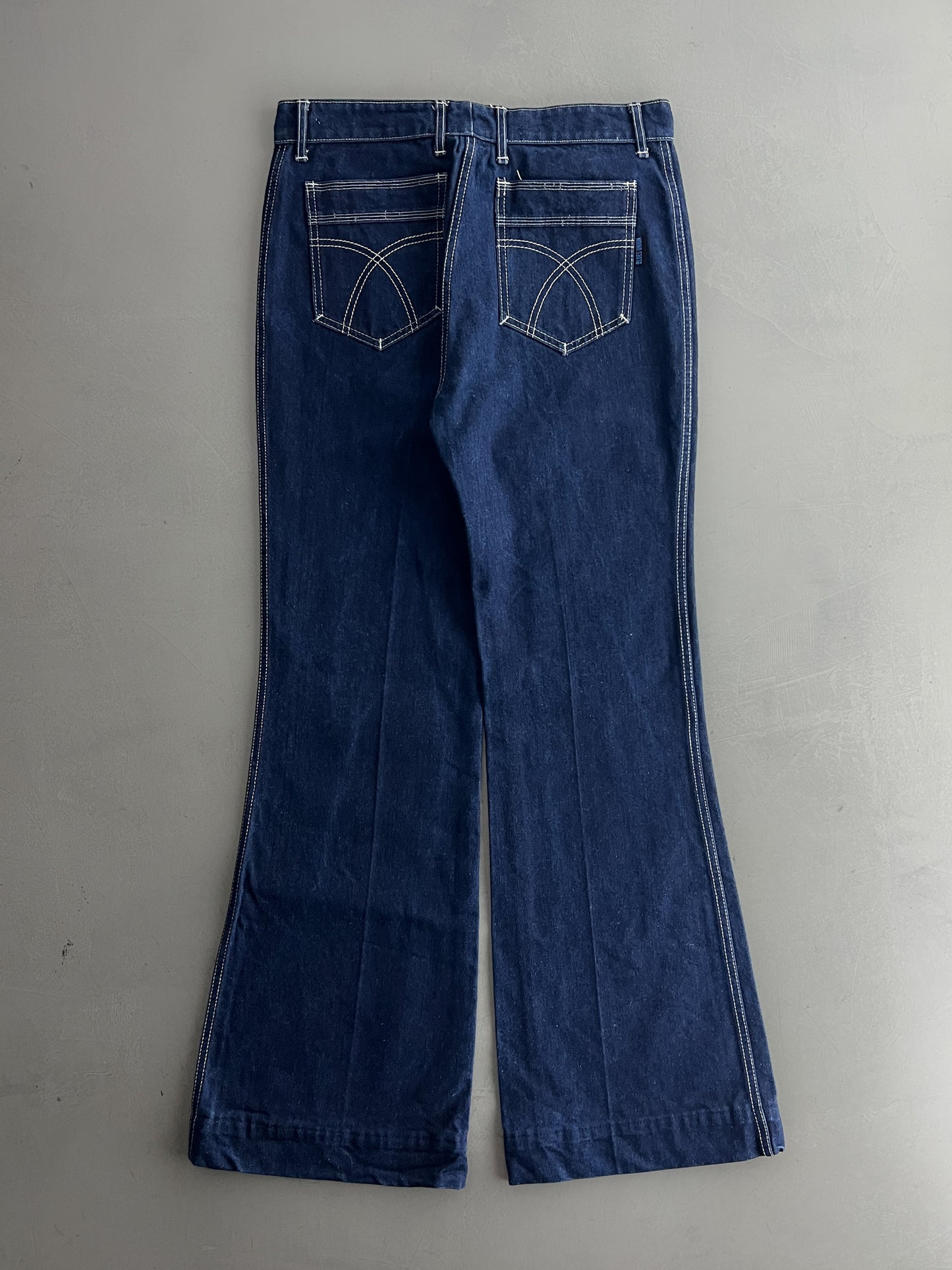 1970's Blues Union Denim Flares [31"]