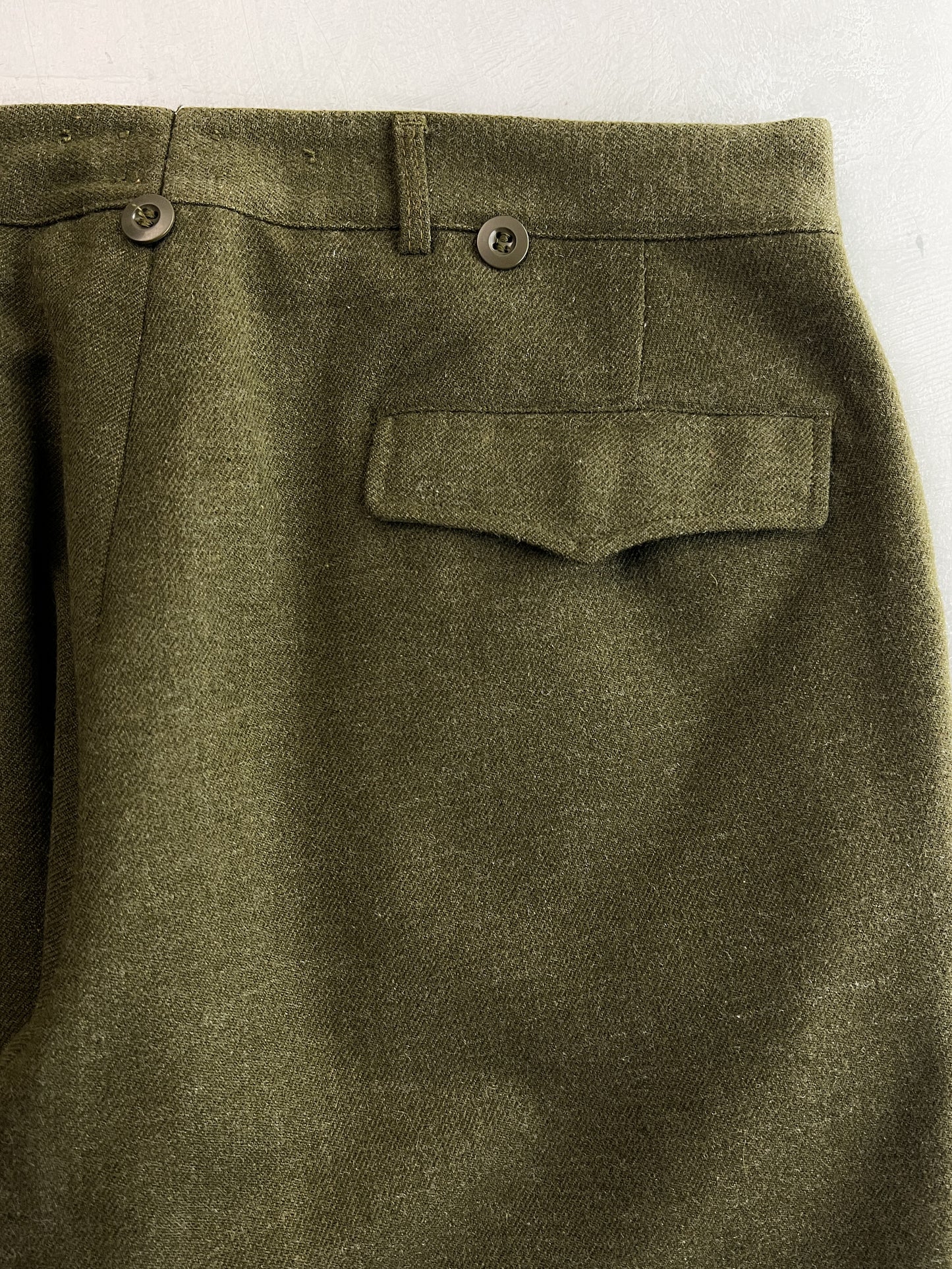 1960's French Army Wool Trousers [32"]