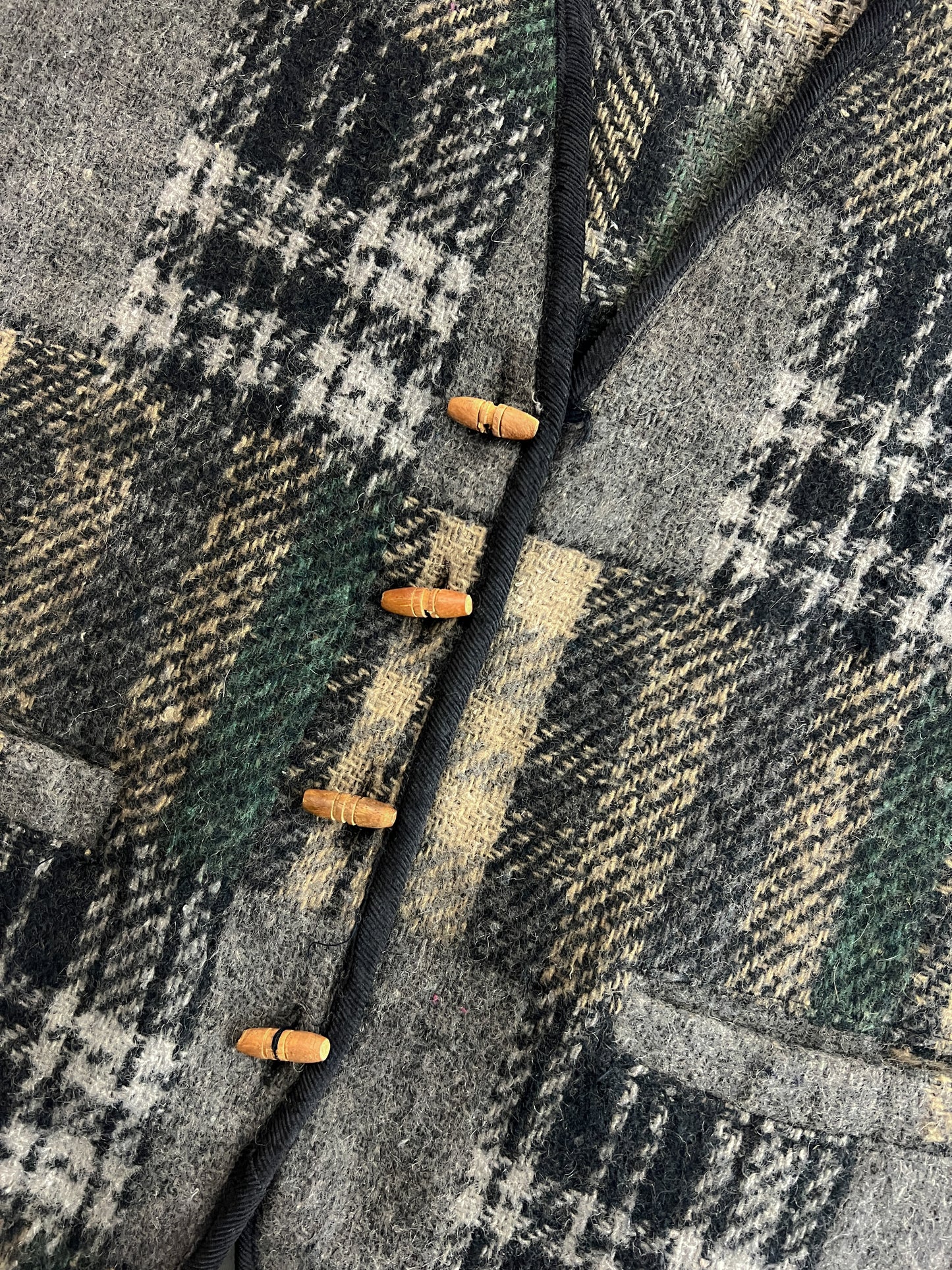 At Last Wool Plaid Vest [S/M]