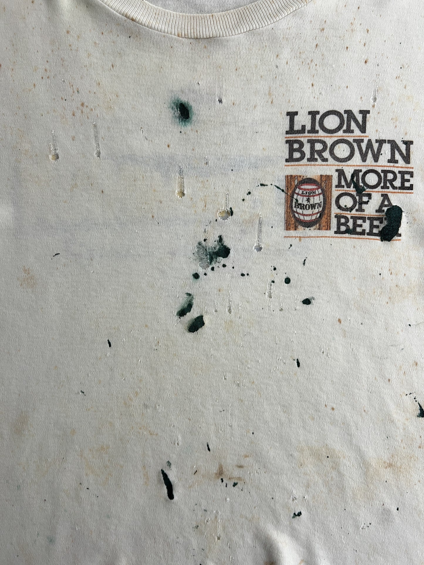 Thrashed Lion Brown Beer Tee [M]