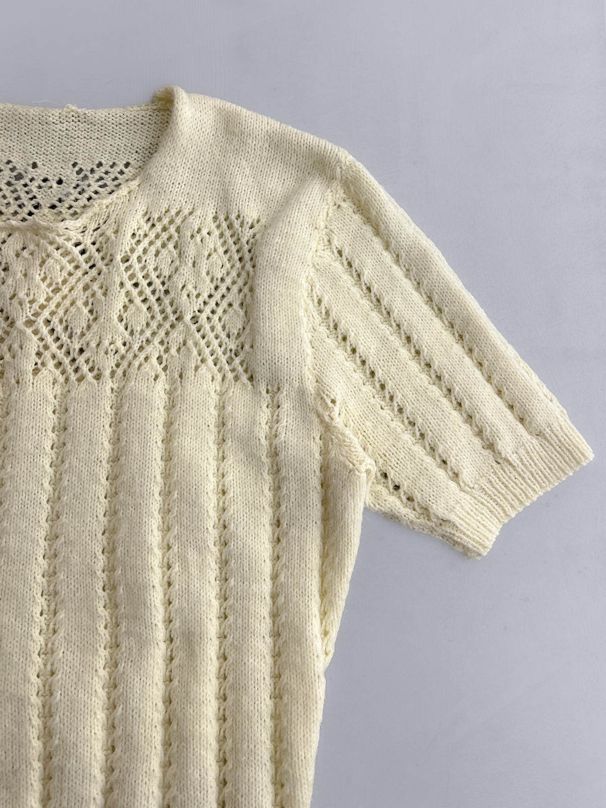 1960's French Knit Blouse [Women's S]