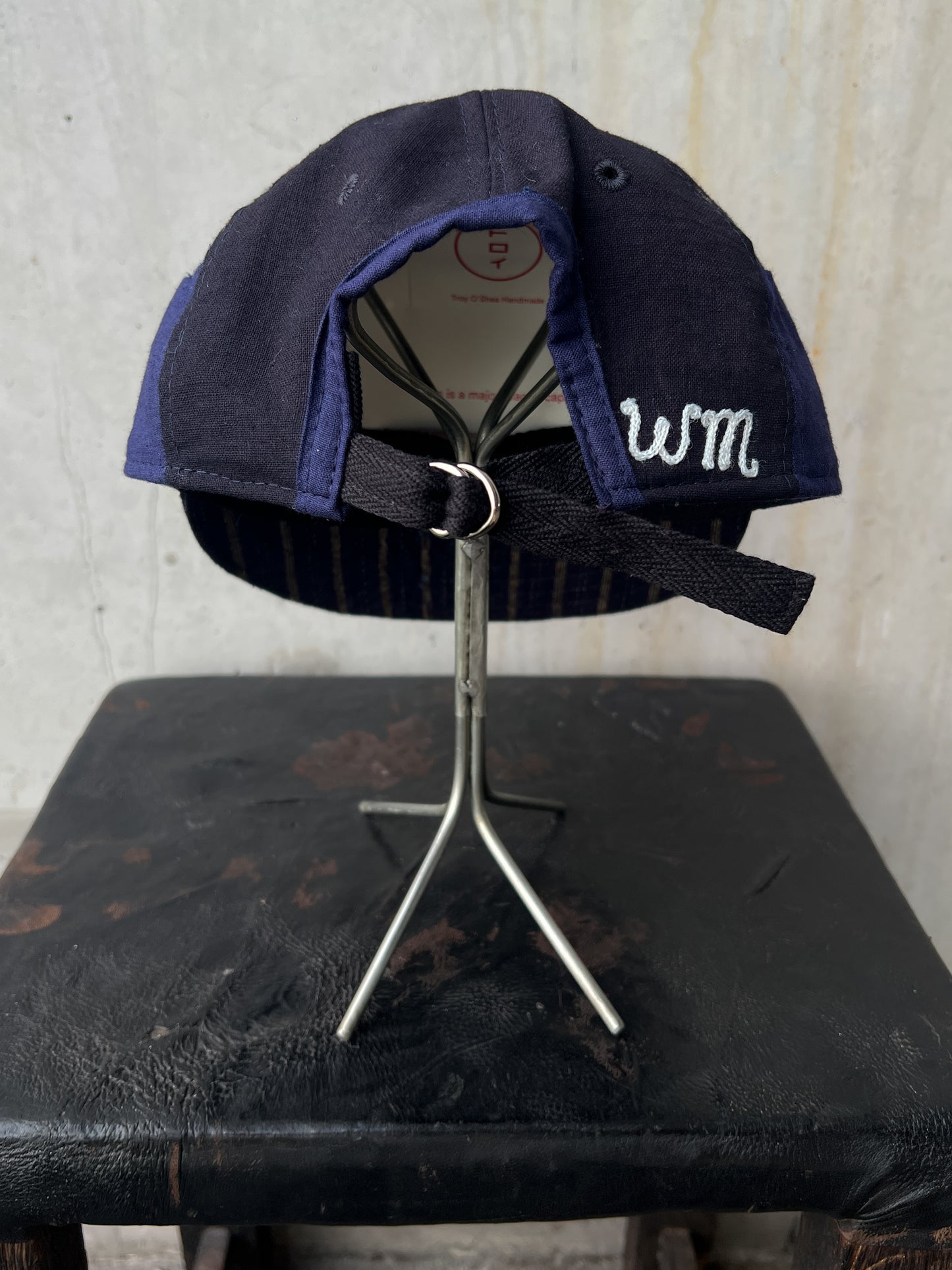 Early 20th c. Japanese Fabric 1930's Baseball Cap By Troy O'Shea Handmade [Adjustable]
