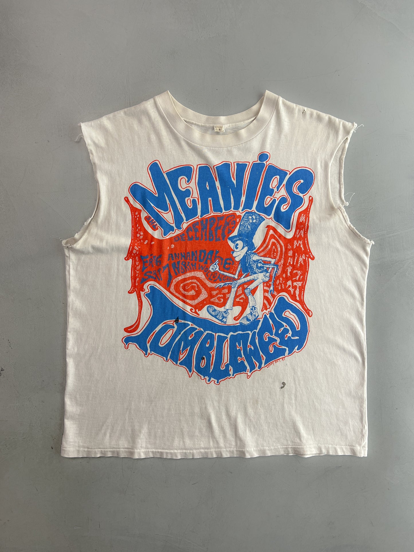 '91 Meanies + Tumbleweed Tour Cut Off Tee [L]