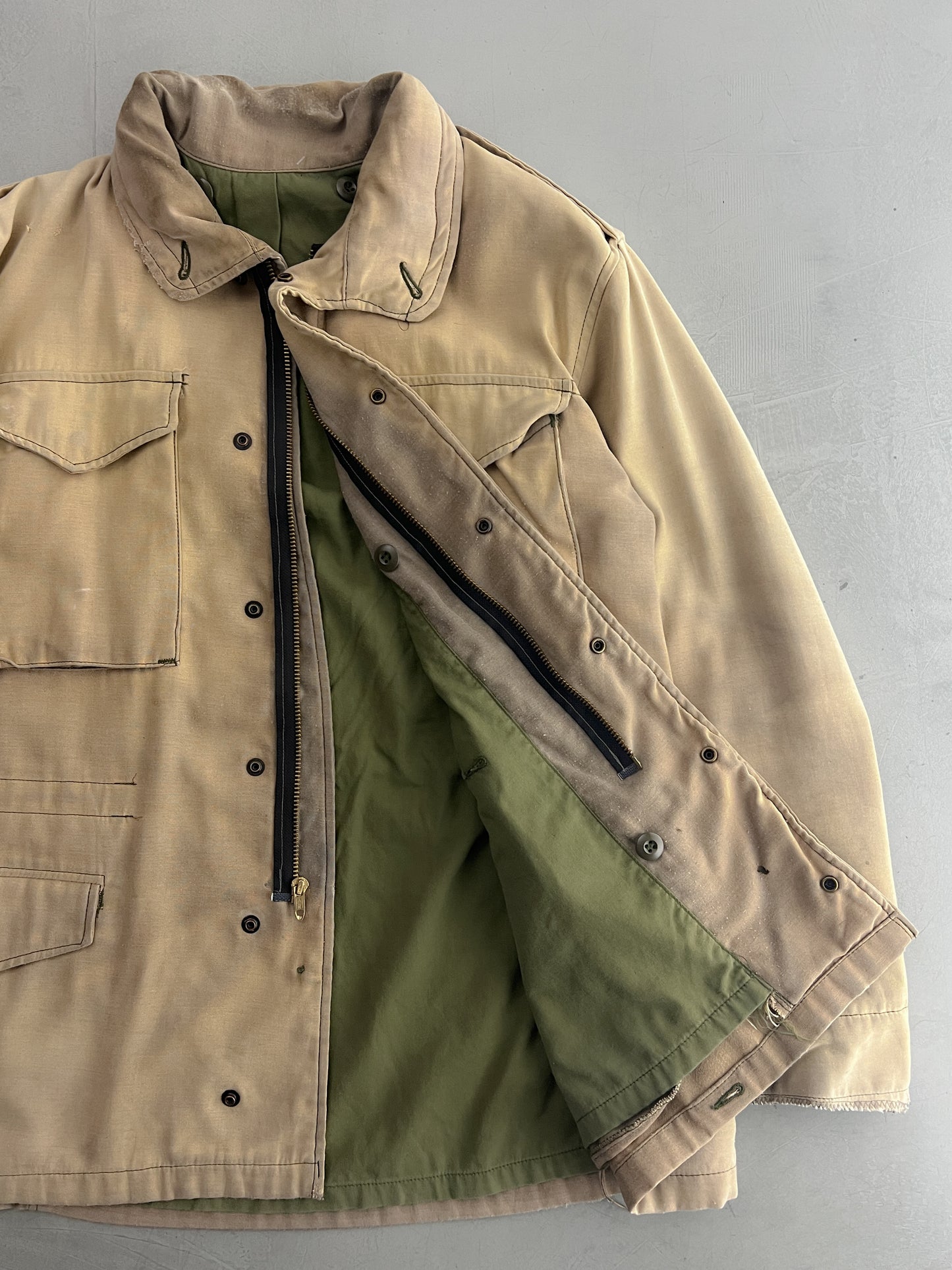 Bleached M-65 Field Jacket [L-XL]