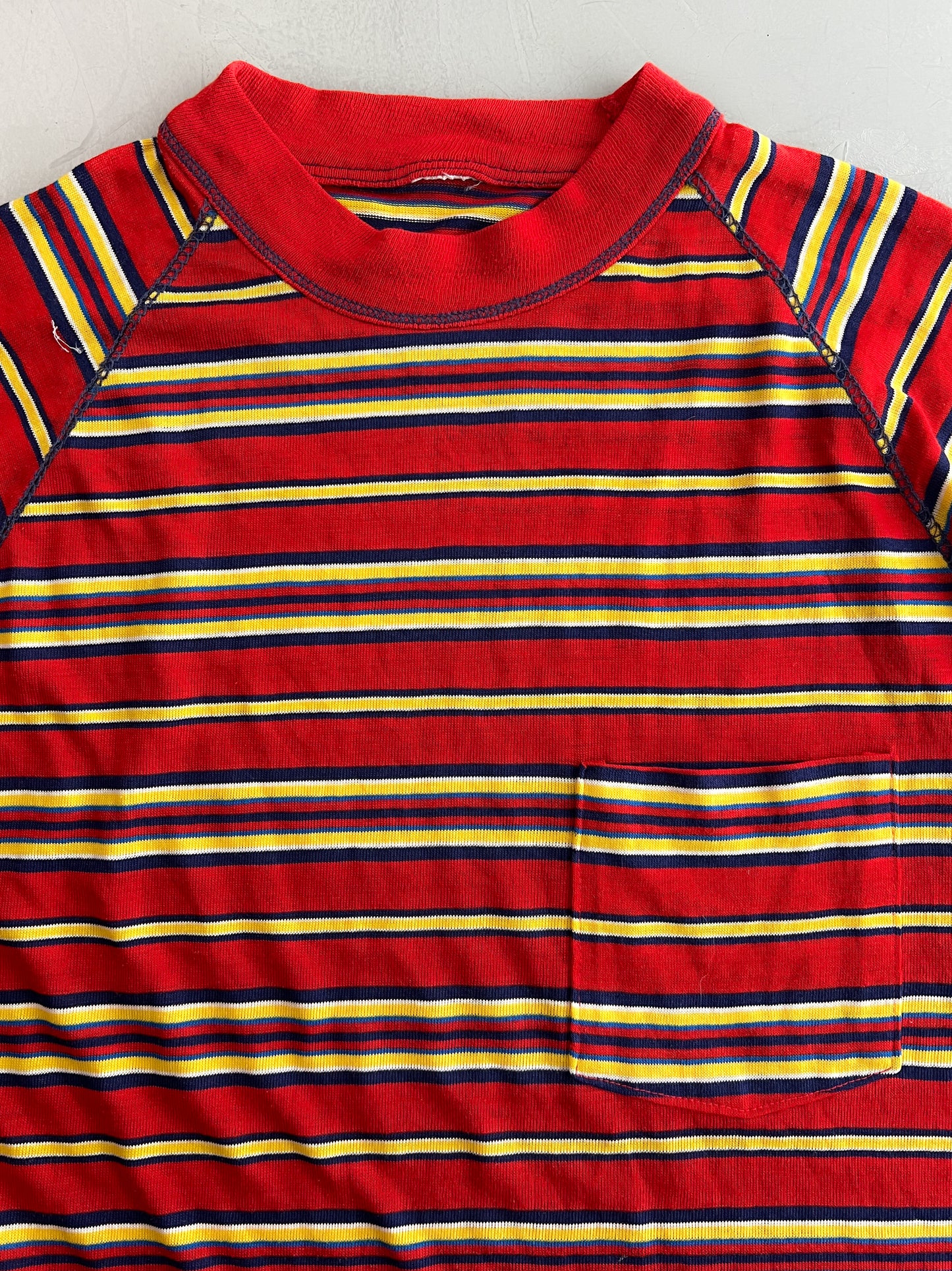 1960's Stripe Pocket Tee [L]