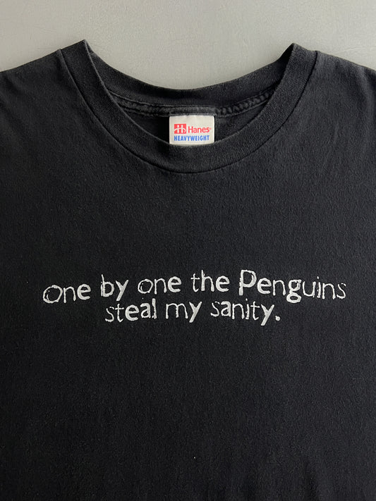 1990's The Penguins Steal My Sanity Tee [XXL]