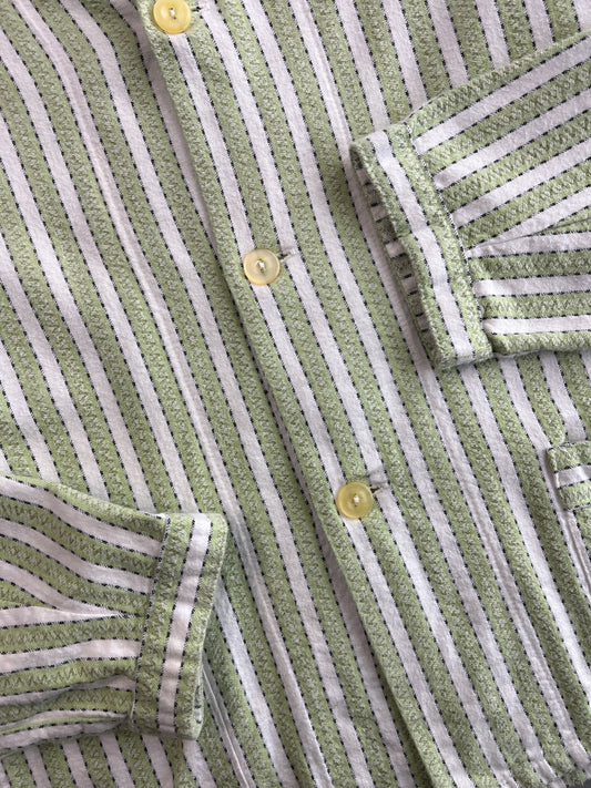 1970's Stripe Flannelette Shirt [M/L]