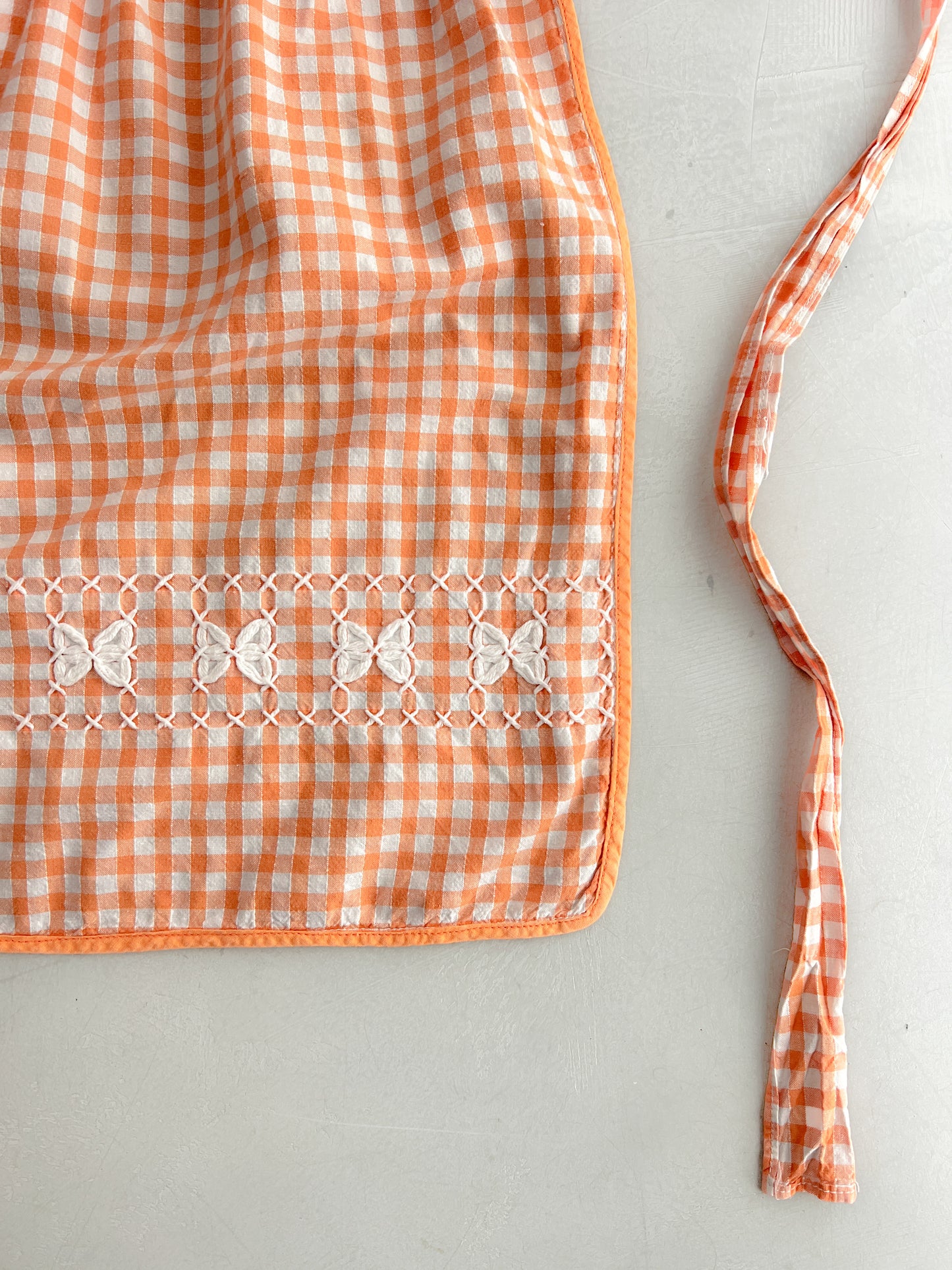 Gingham Cotton Apron