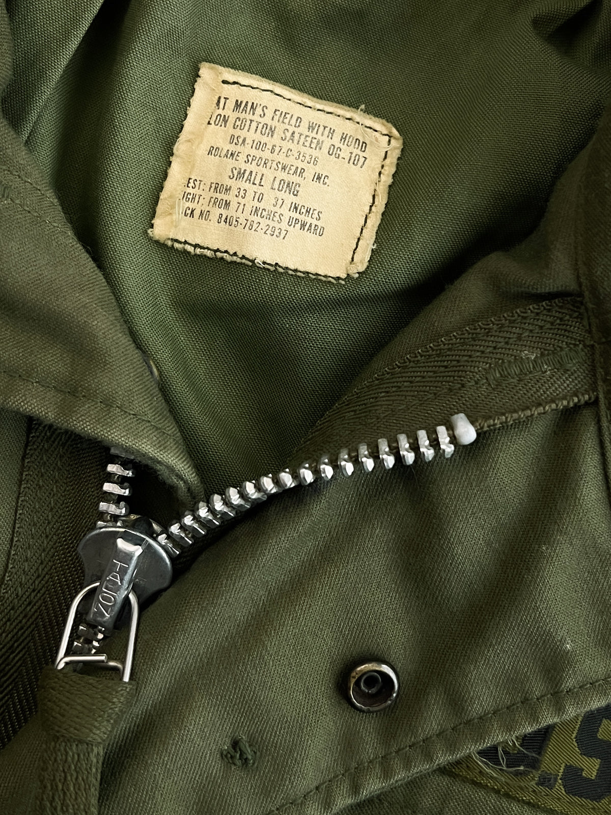 1960’s U.S Army M-65 Feild Jacket w Detachable Liner [M]