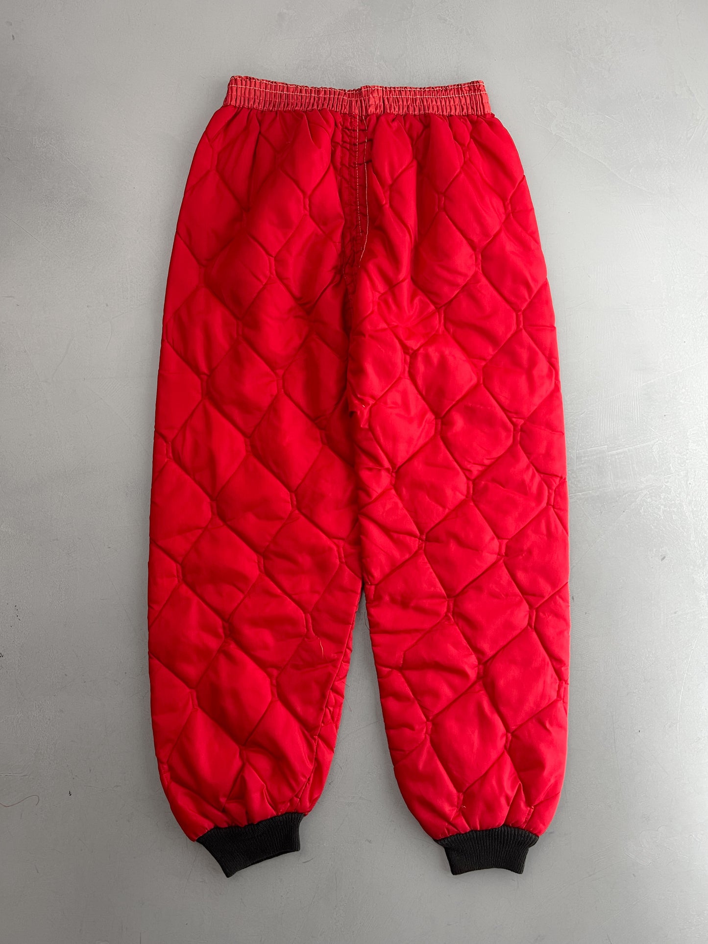 70's/80's Quilted Liner Pants [26"]