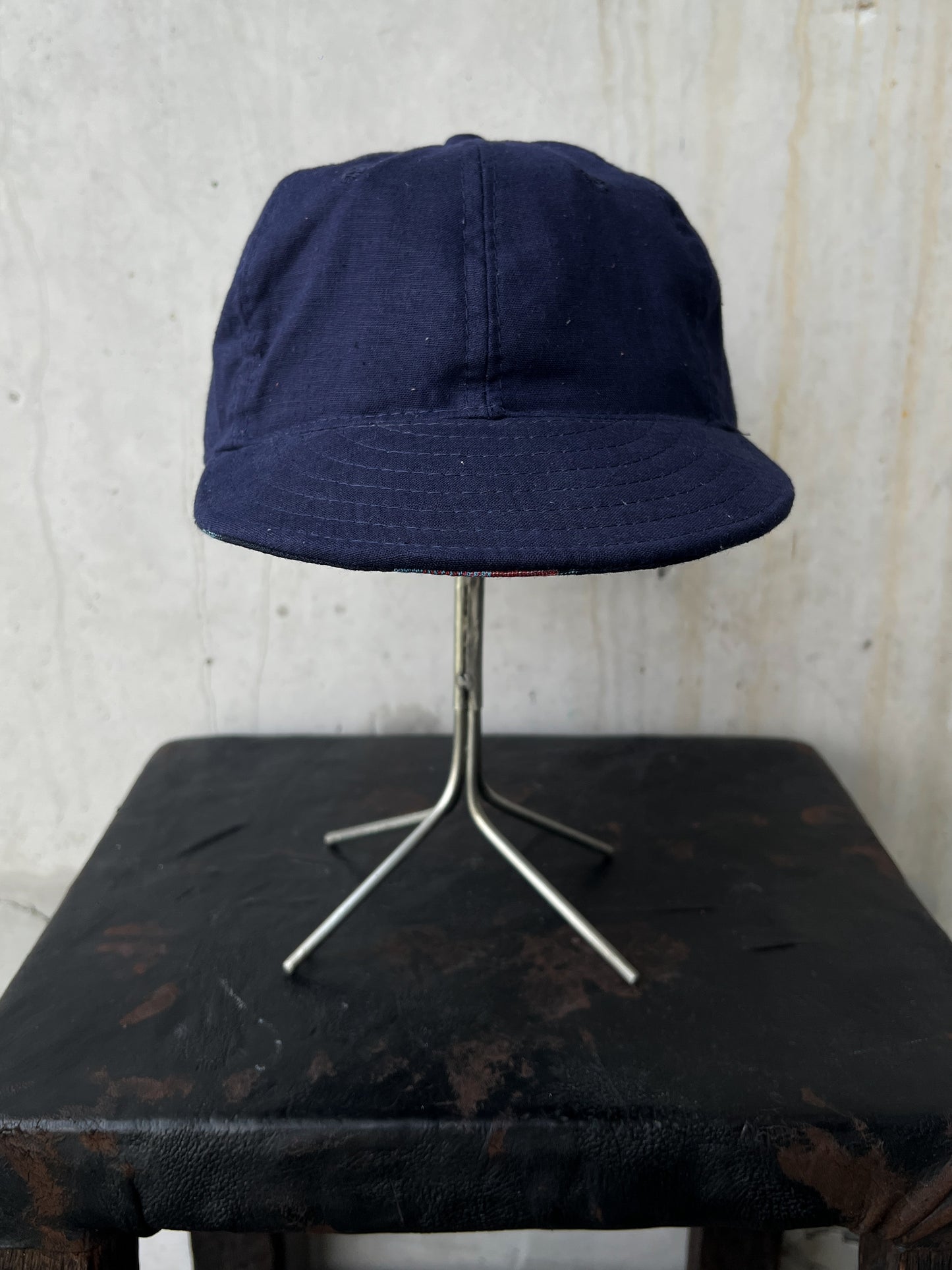 Early 20th c. Japanese Fabric 1930's Baseball Cap By Troy O'Shea Handmade [Adjustable]