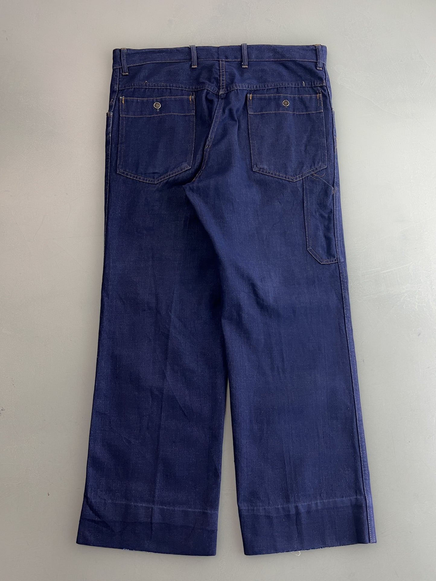 1960's French Denim Work Pants [34"]
