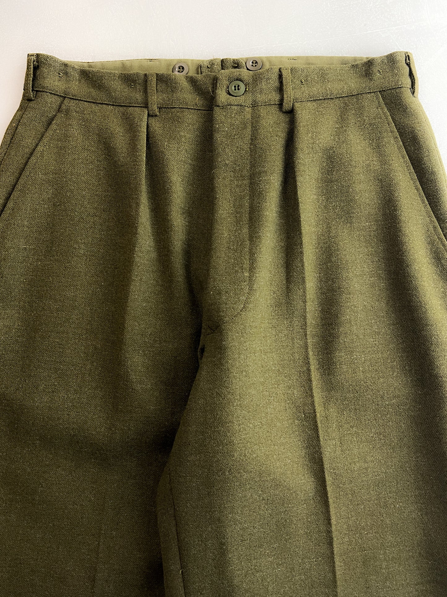 1960's French Army Wool Trousers [32"]