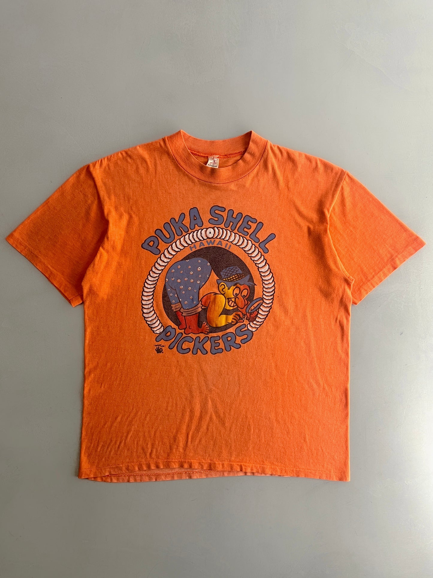1970’s Puka Shell Pickers Hawaii Tee [L]