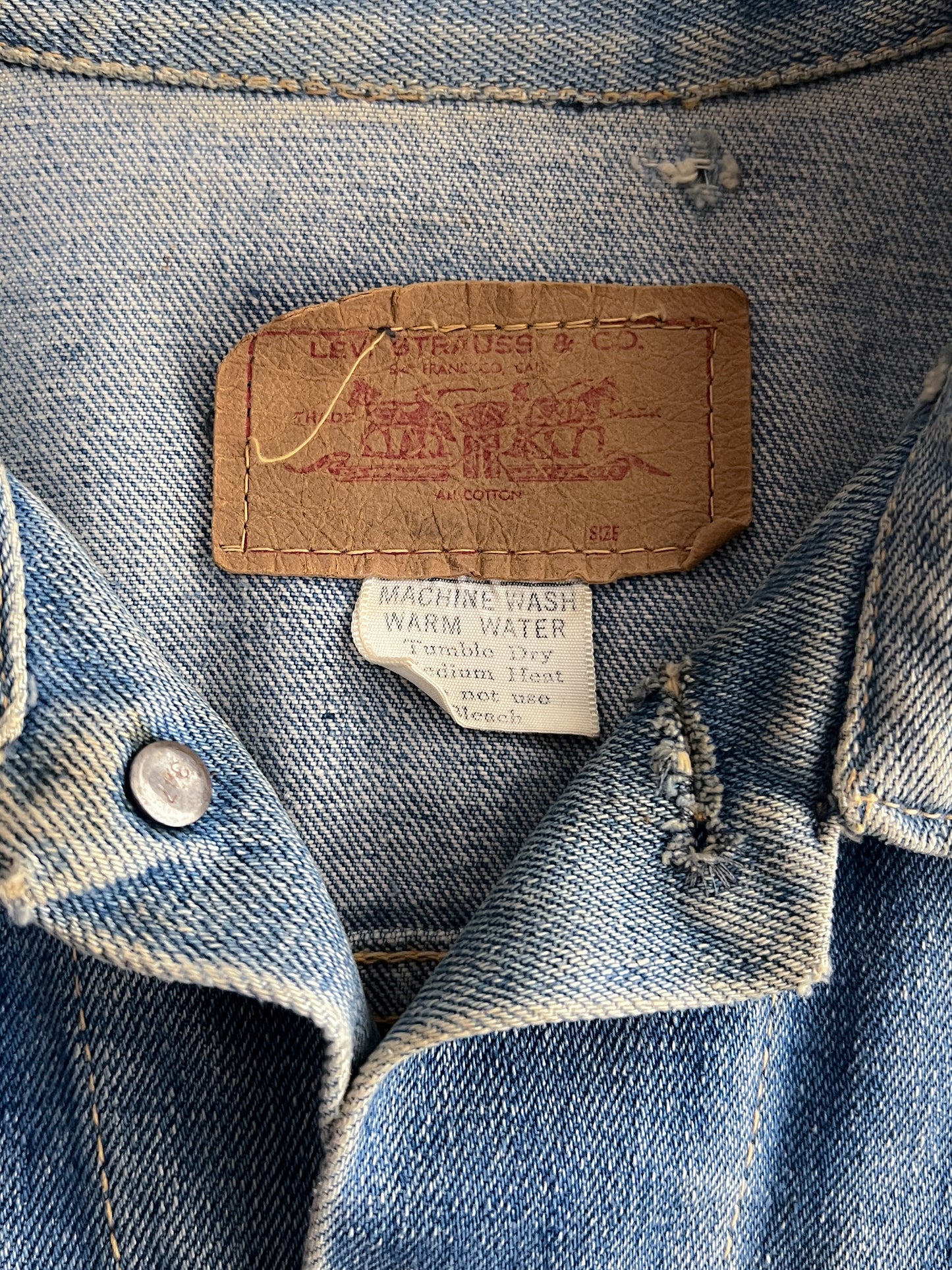 1970s Levis 70505 Big E Type III Denim Jacket [M]