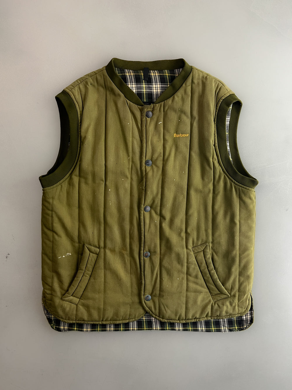 Thrashed Barbour Hunting Vest [XL]