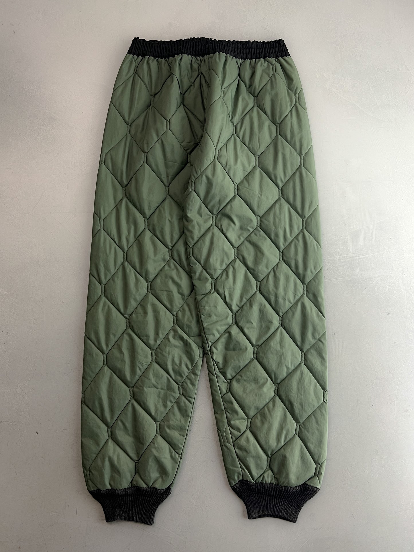 70's/80's Quilted Liner Pants [27"]