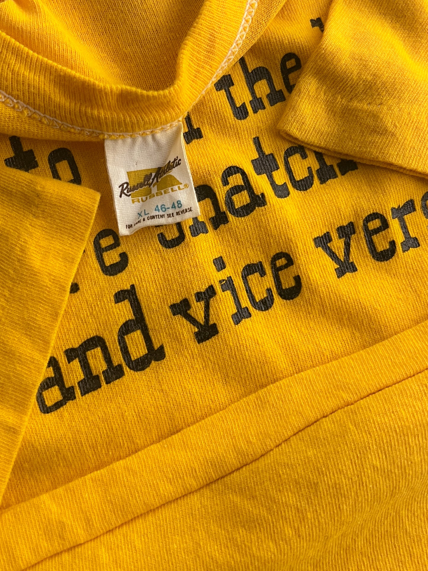 1970's Here's To all The Kisses Ive Snatched Tee [L]