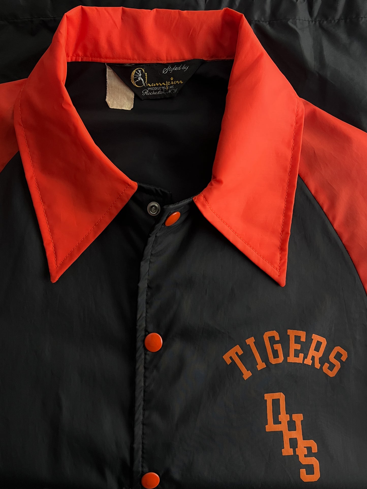 1970's Champion Running Man DHS Tigers Jacket [L]