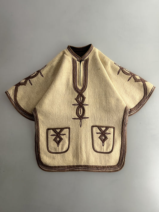 1970's Wool Poncho [M/L]