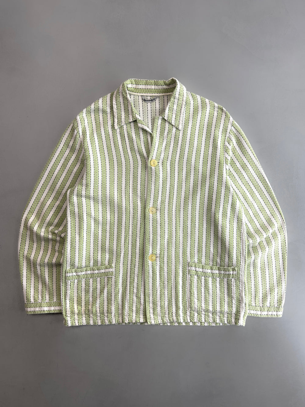 1970's Stripe Flannelette Shirt [M/L]