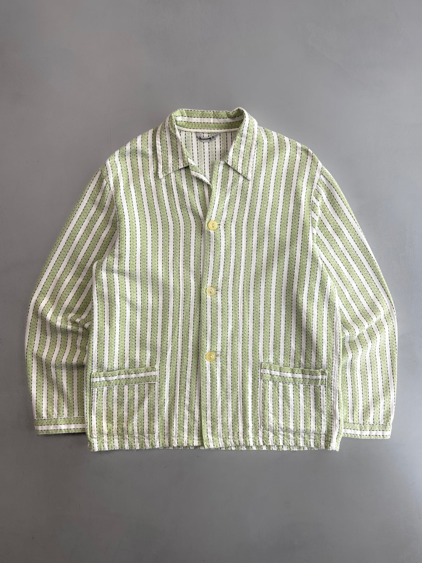 1970's Stripe Flannelette Shirt [M/L]