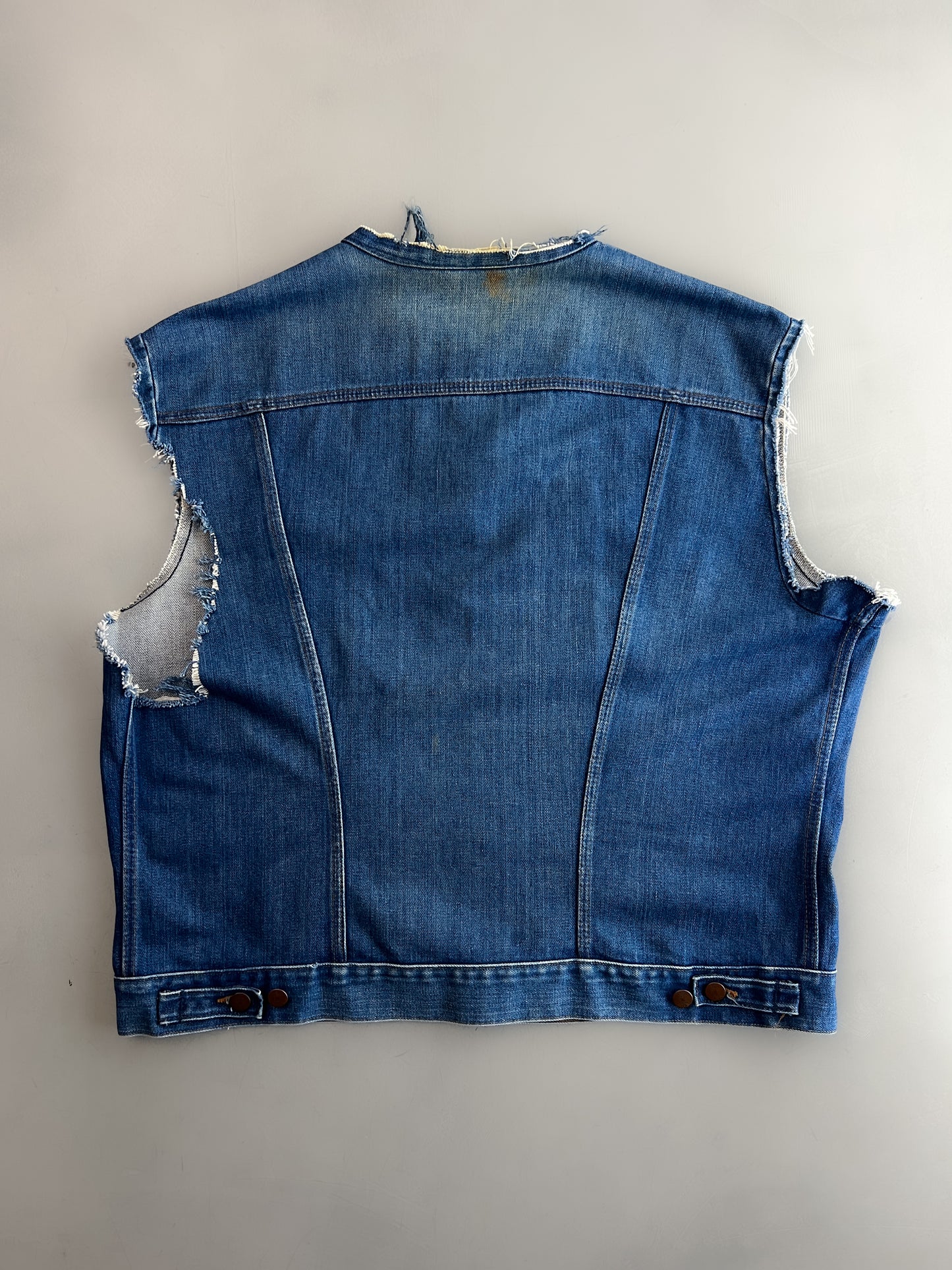 1970's Wrangler Cut Off Denim Vest [XL]