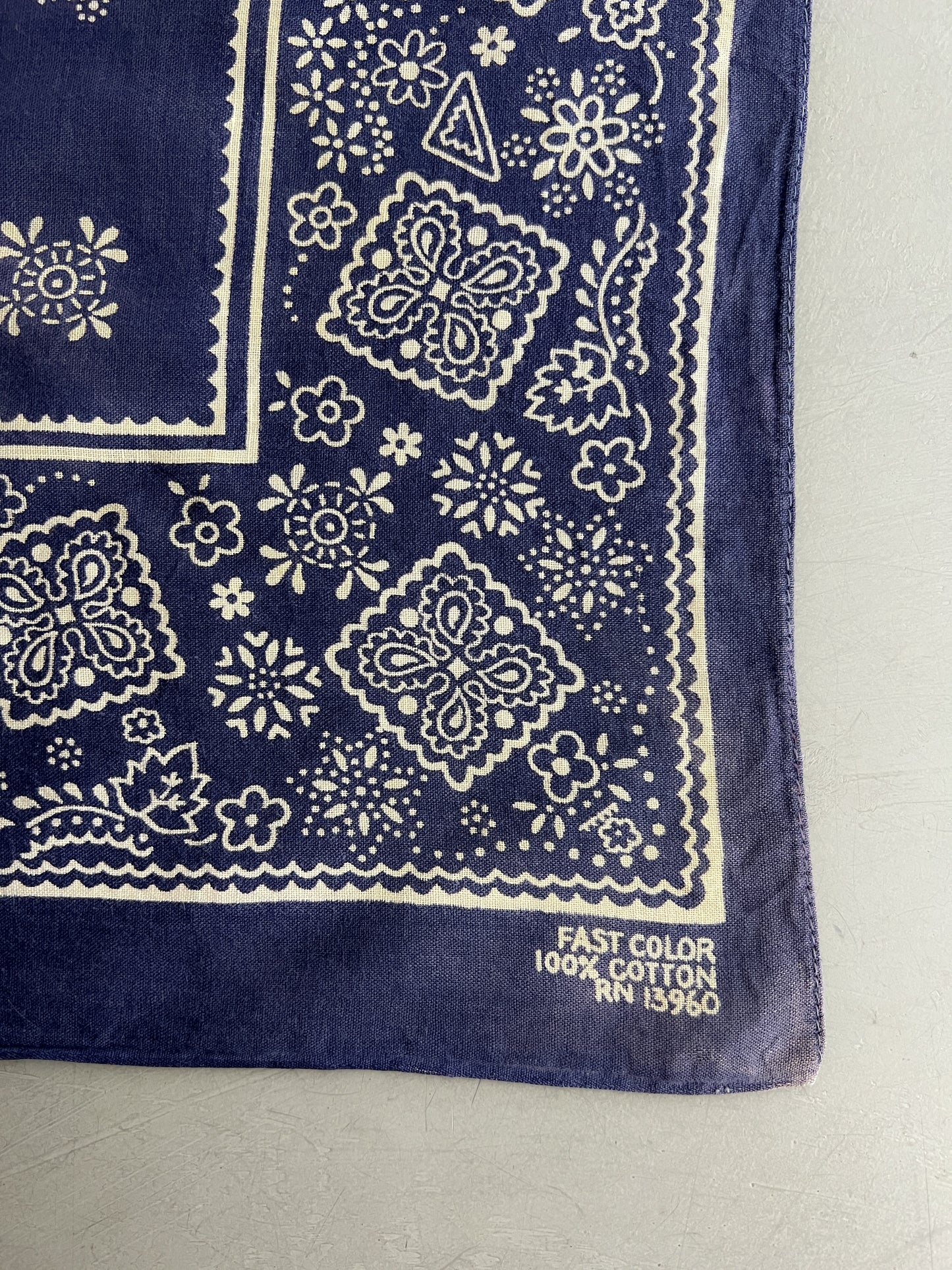 Fast Colour Selvage Bandanna