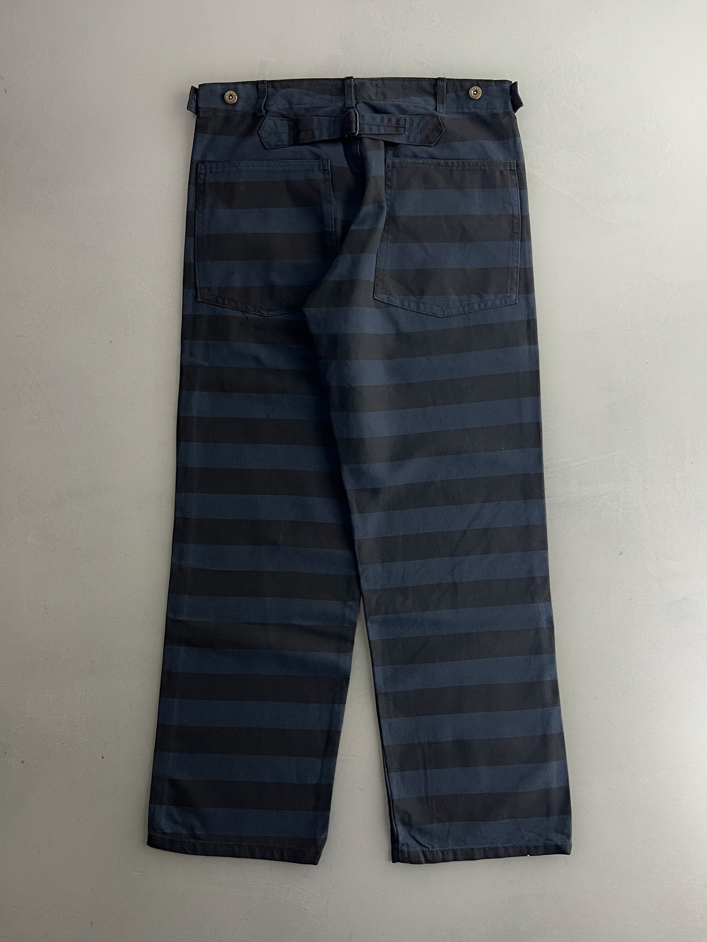 Buckle Back Canvas Prison Pants [28"-30"]