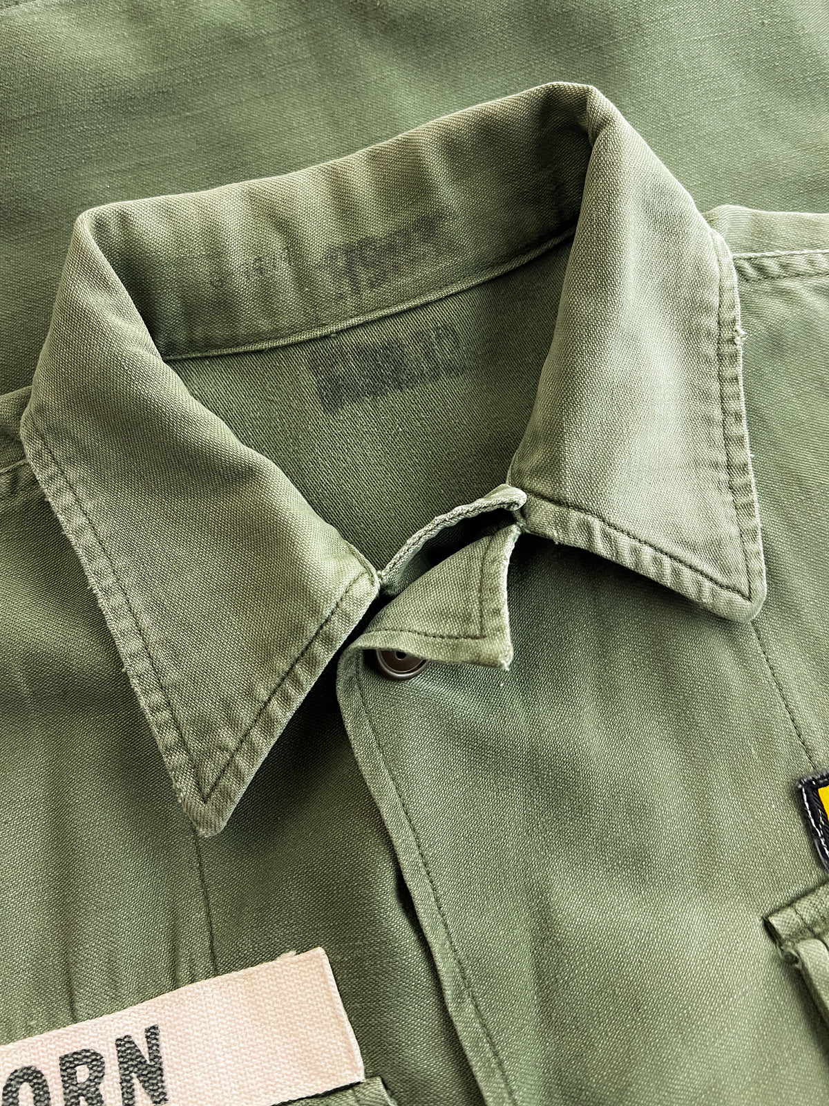 1960s U.S. Army 82nd Airborne OG-107 Utility Shirt [S/M]