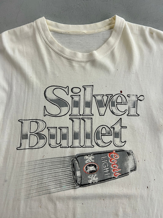 Thrashed Coors Light Silver Bullet Tee [M/L]