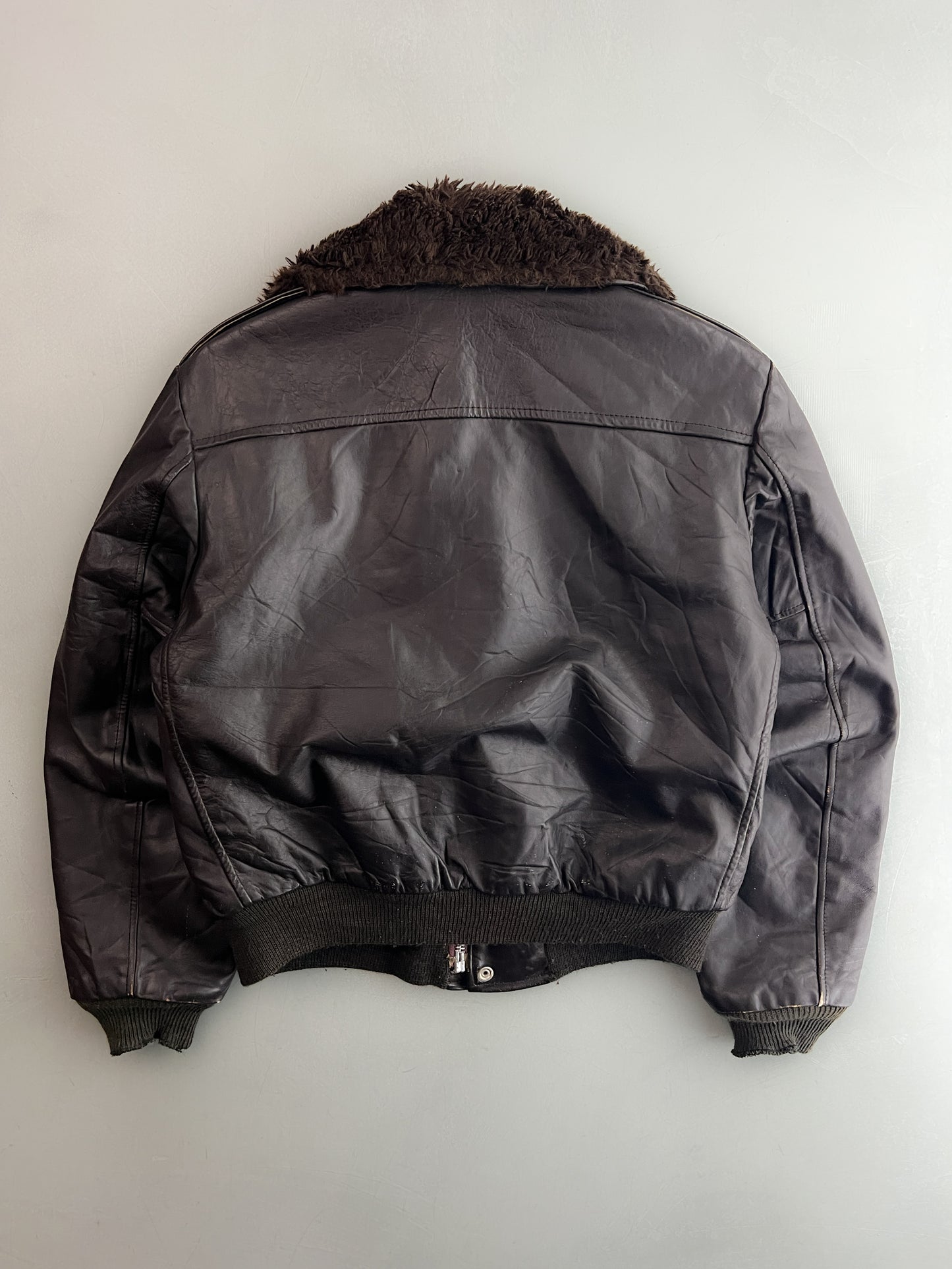 1970's G-1 Style Leather Flight Jacket [M/L]