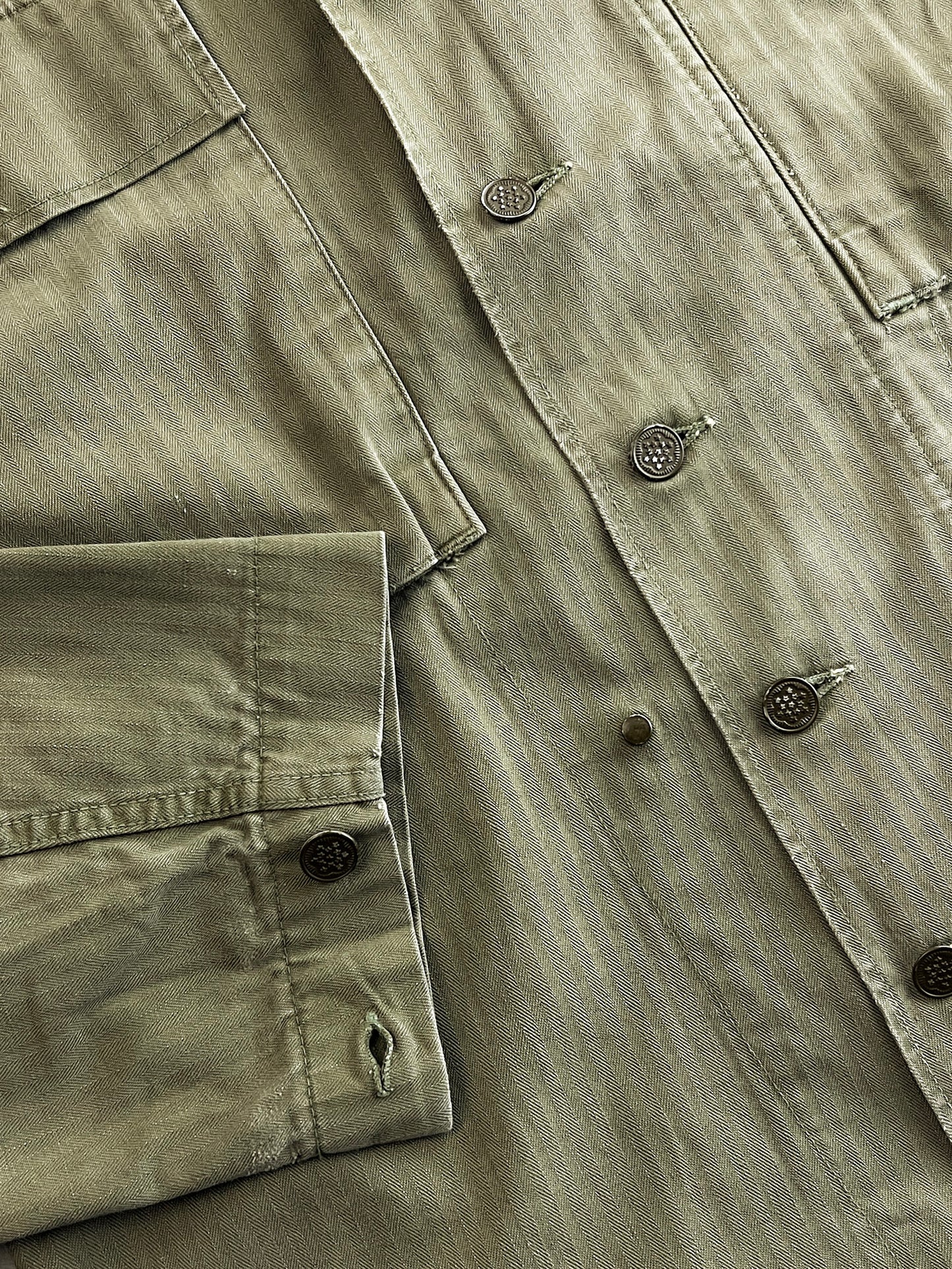 40’s/50’s US Military 13 Star H.B.T Utility Jacket [L]