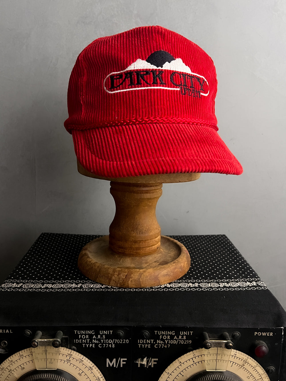 Park City Ski Resort Cord Trucker Cap