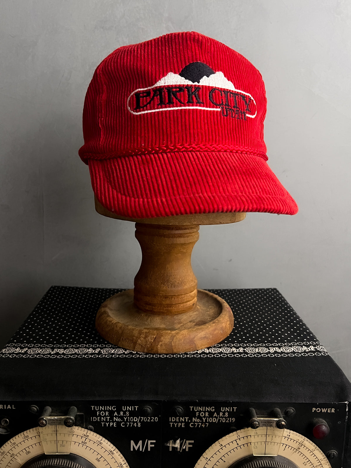 Park City Ski Resort Cord Trucker Cap