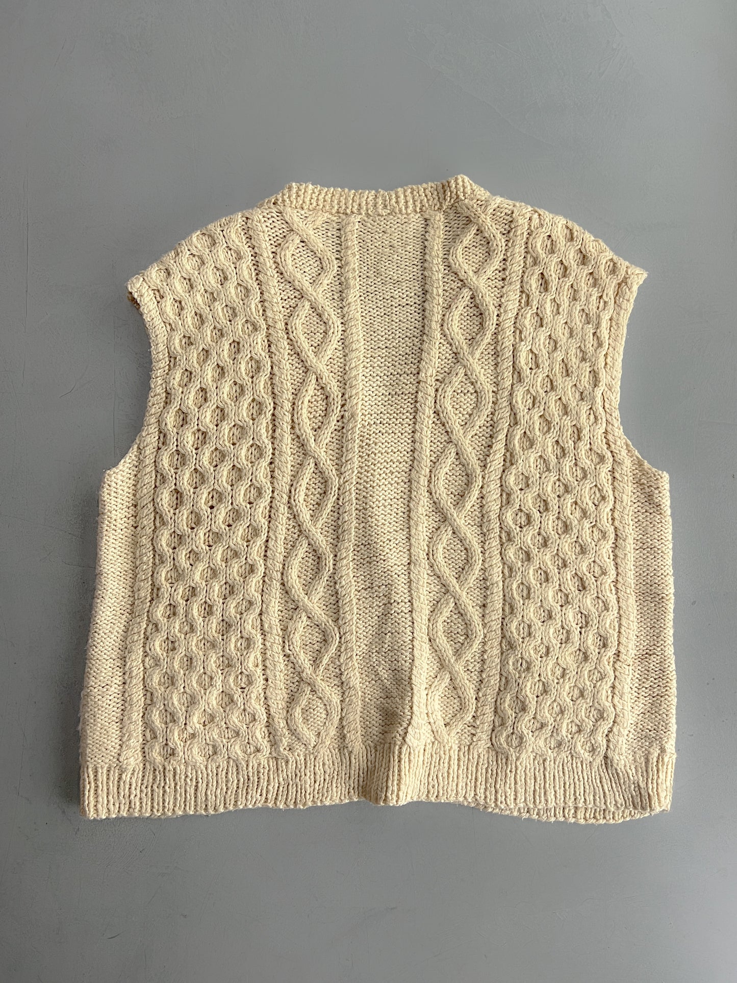 Cable Knit Vest [L/XL]