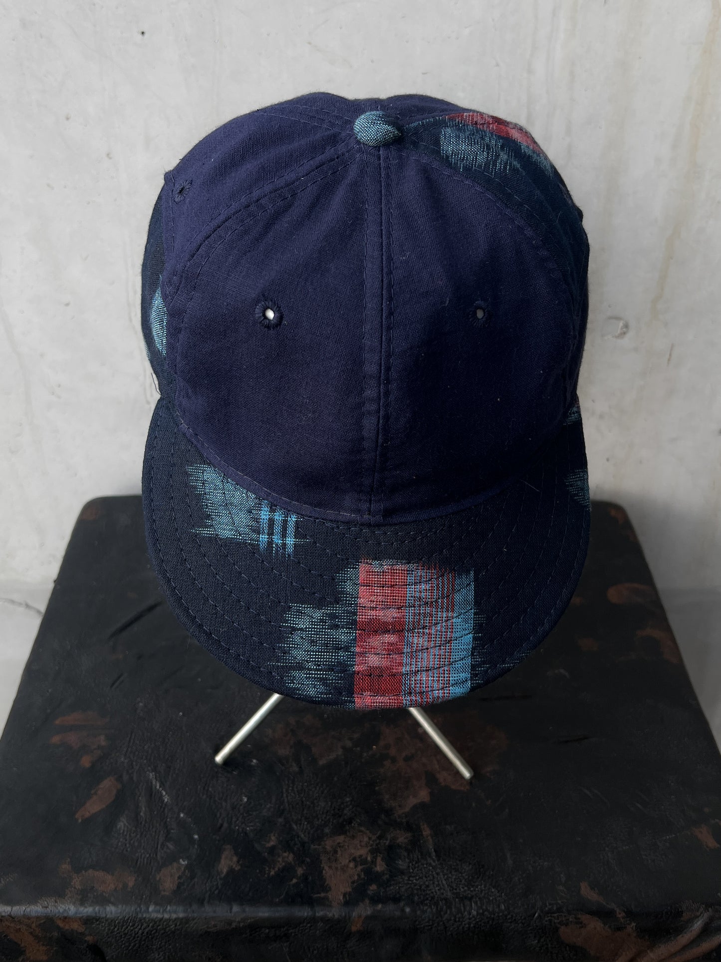 Early 20th c. Japanese Fabric 1930's Baseball Cap By Troy O'Shea Handmade [Adjustable]