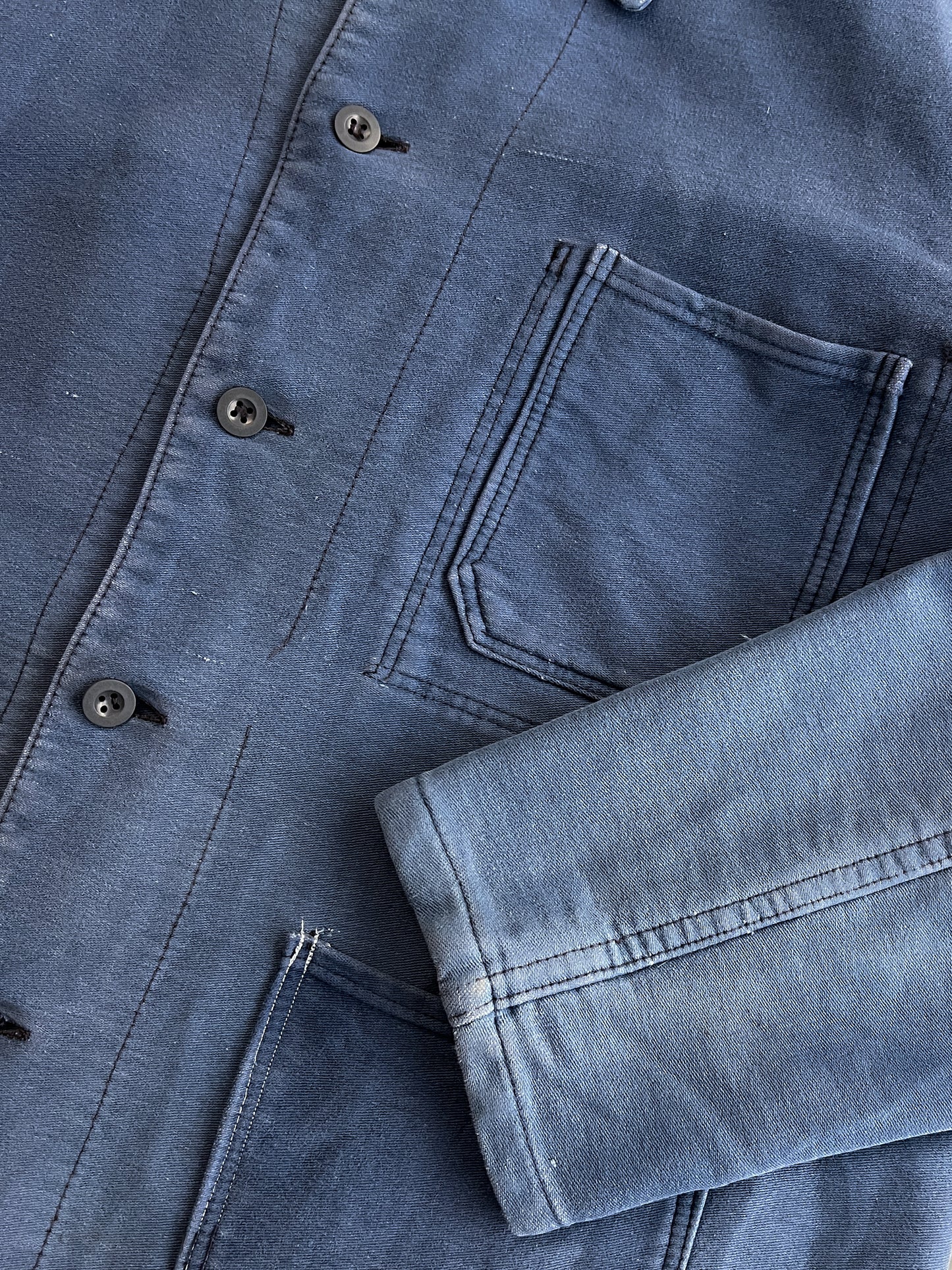 Faded French Moleskin Chore Jacket [L]