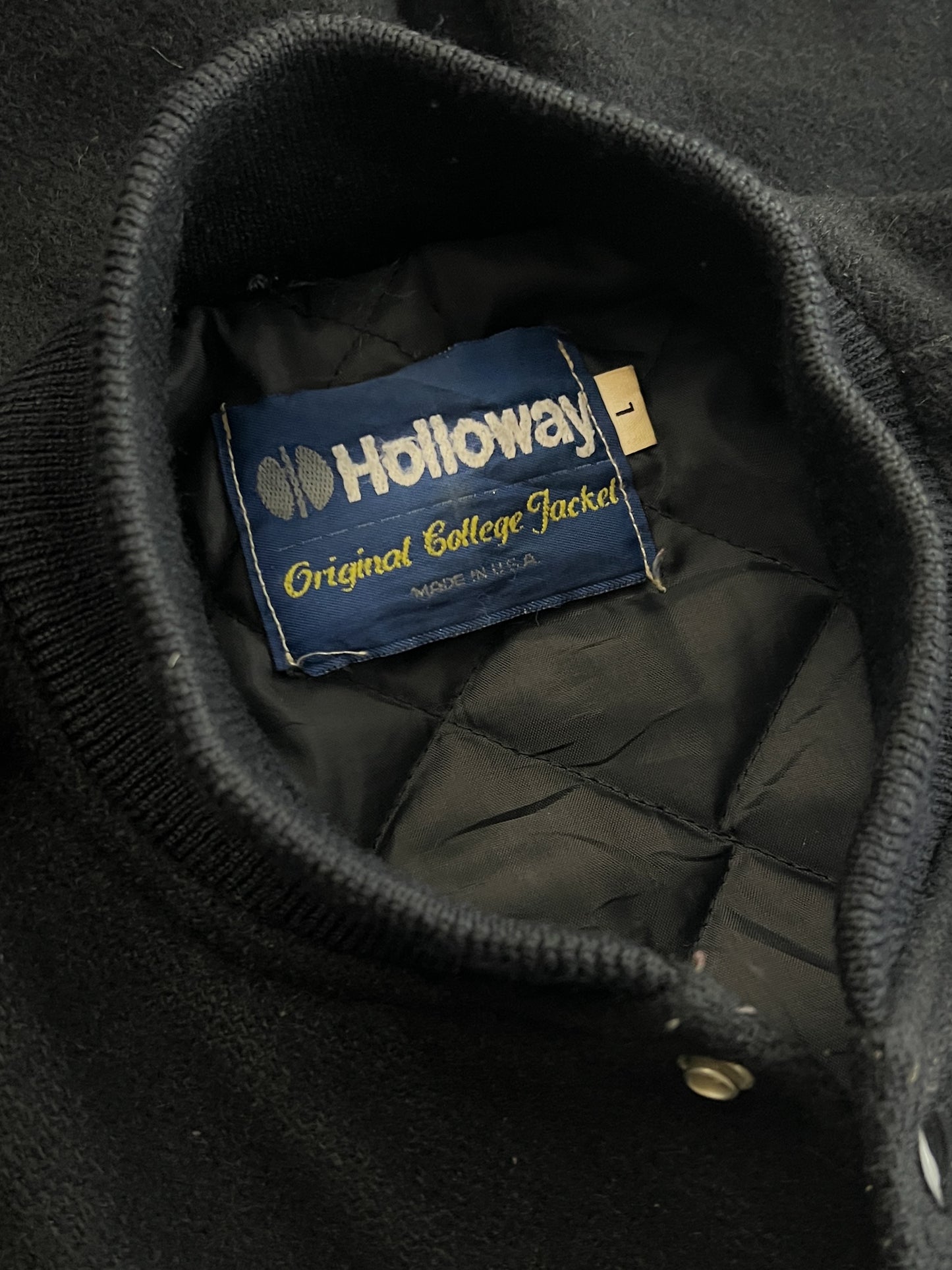 1990's Holloway Chainstitch Varsity Jacket [L/XL]