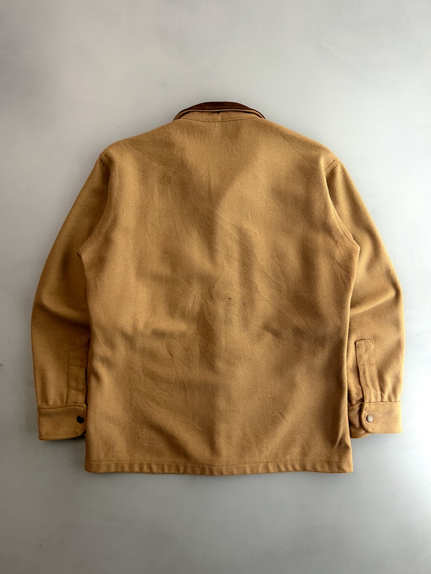 1970's Woolrich Wool/Suede Western Shirt [L]