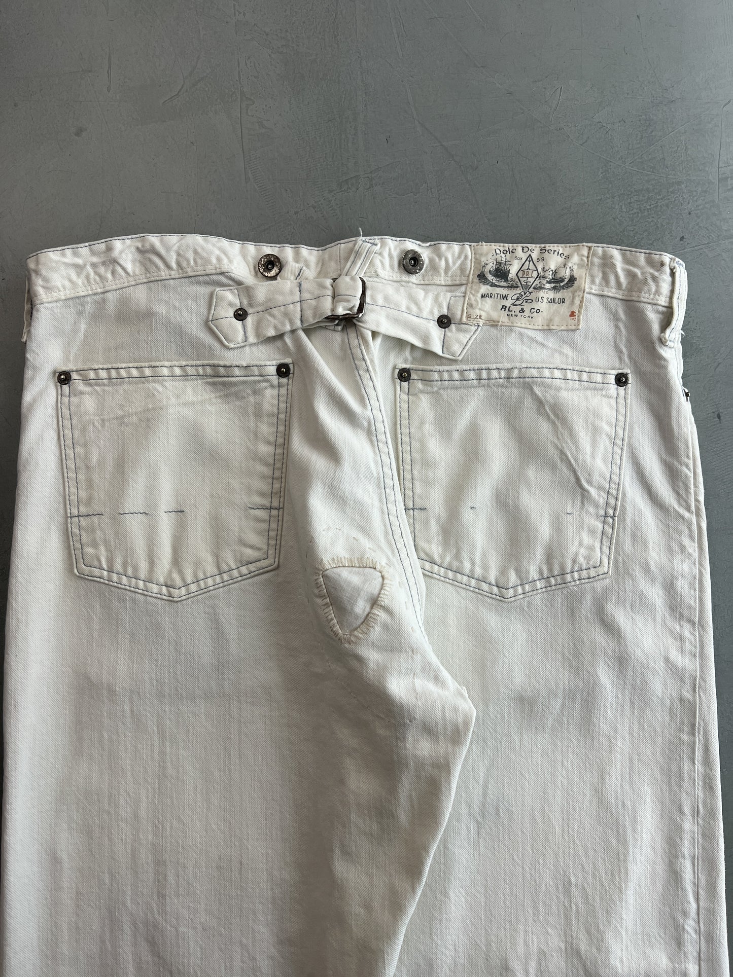Polo R.L Buckle Back Painters Pants [36"]