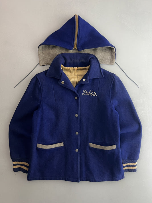 1960's Raiderette's Chainstitch Varsity Jacket [Women's S]