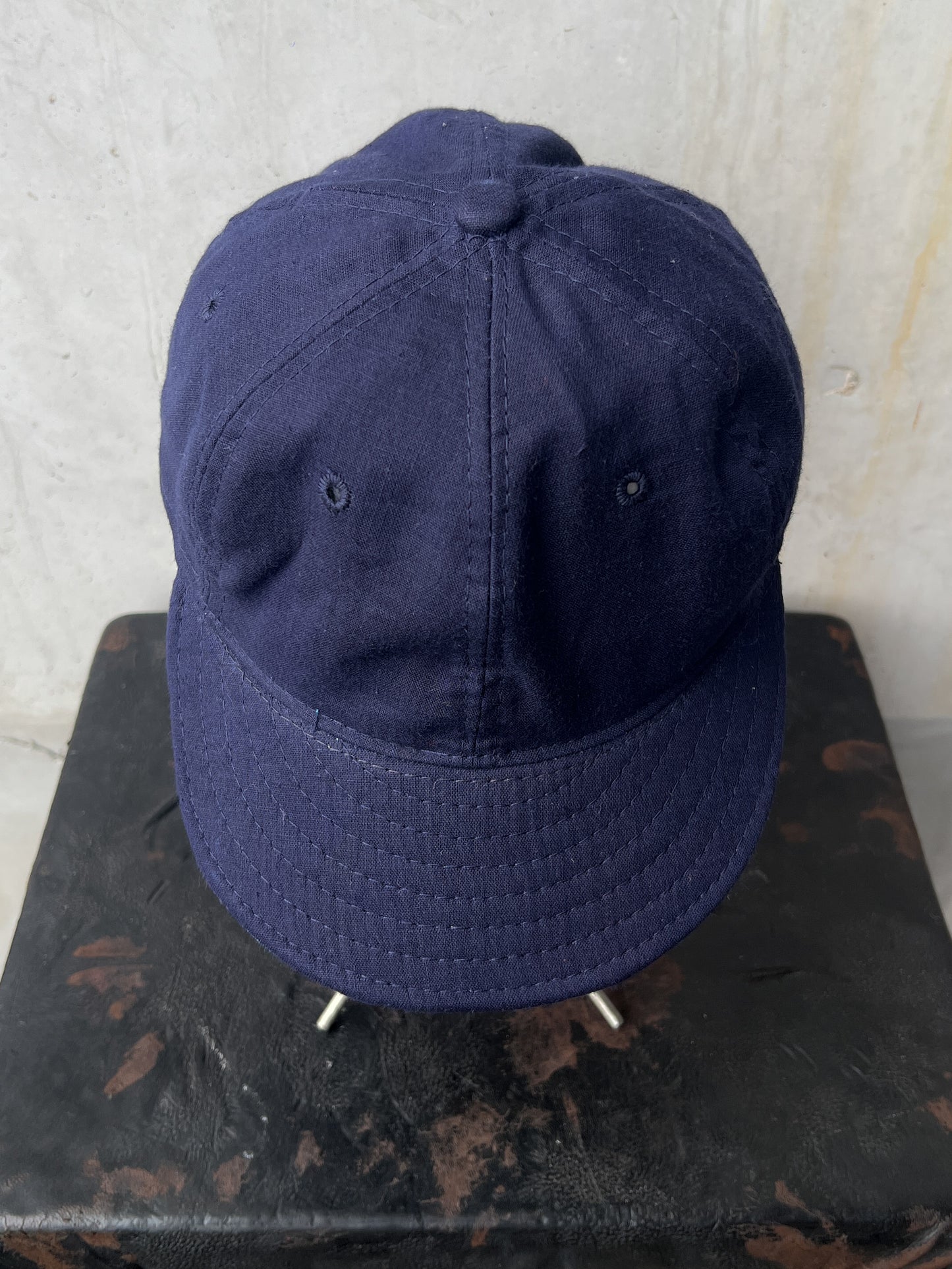 Early 20th c. Japanese Fabric 1930's Baseball Cap By Troy O'Shea Handmade [Adjustable]