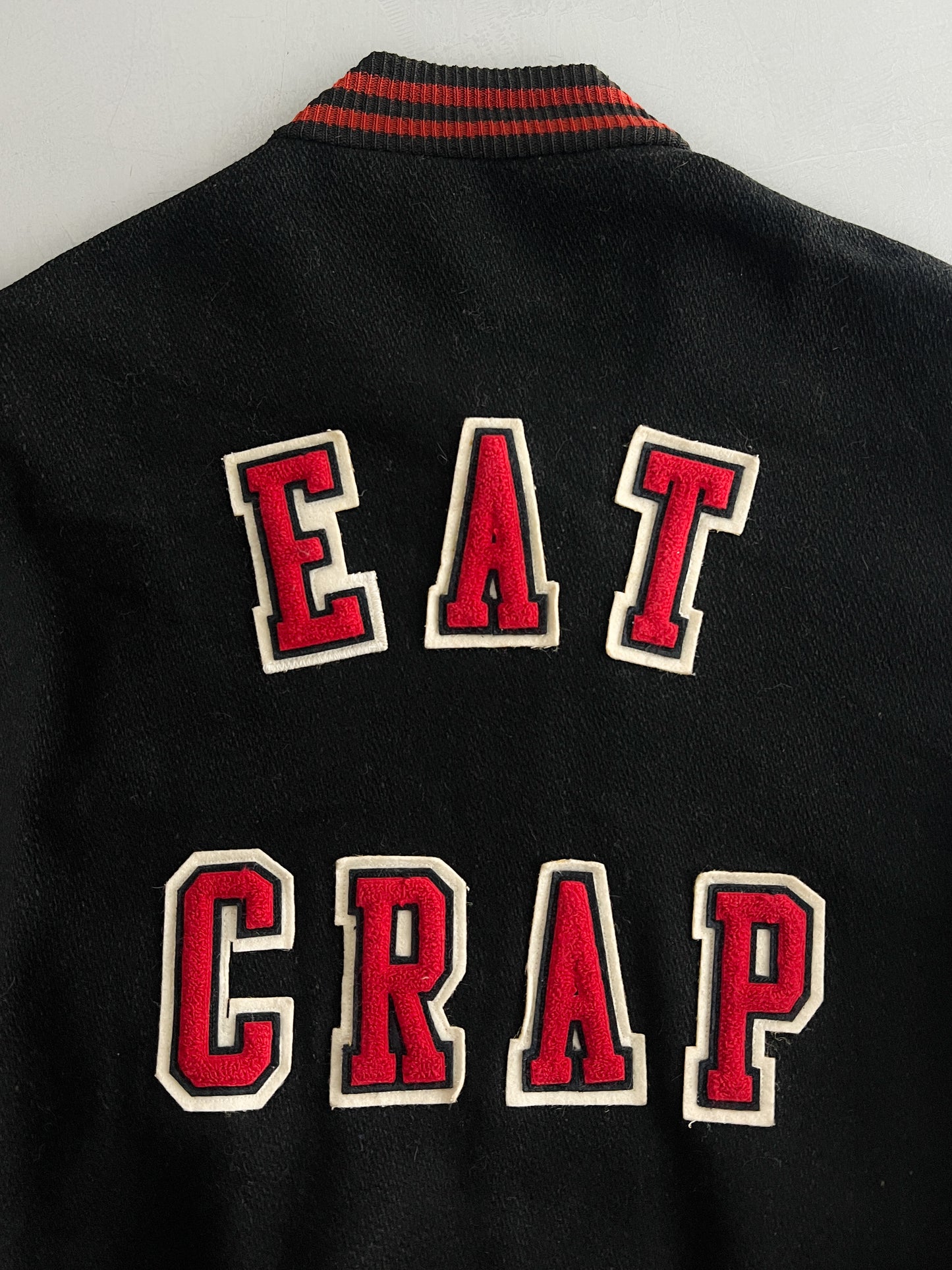 'Eat Crap' Varsity Jacket [L]