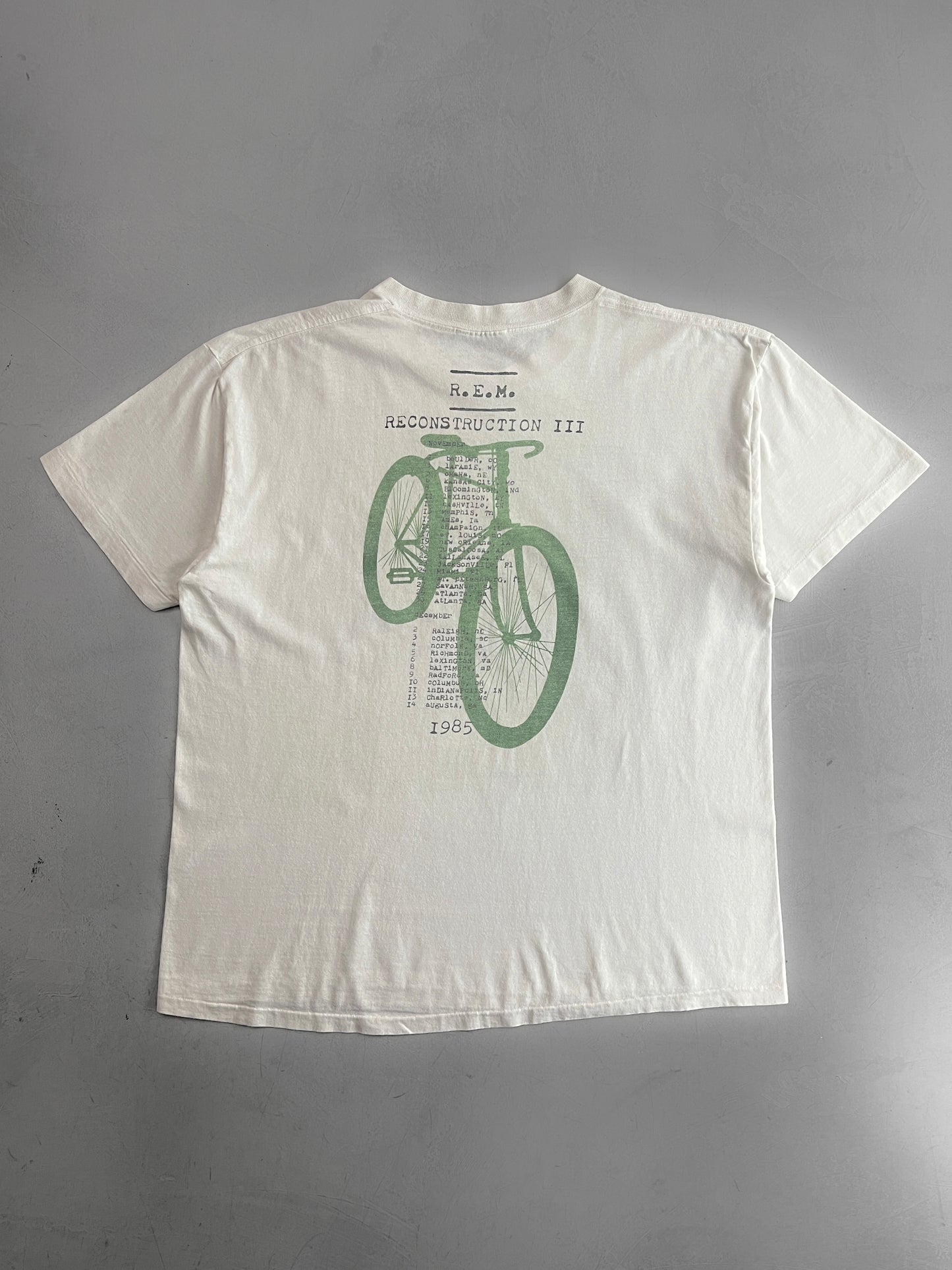 90's REM Reconstruction Tour Tee [XL]