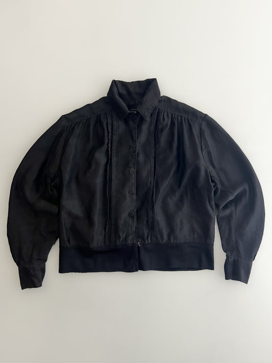Late 1800's French Cotton Blouson [Womens S]