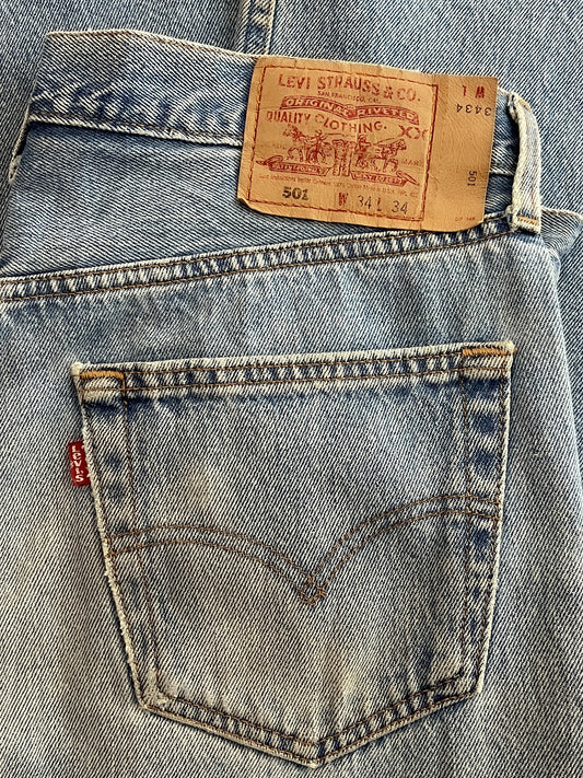 Made in USA Levi's 501's [34"]